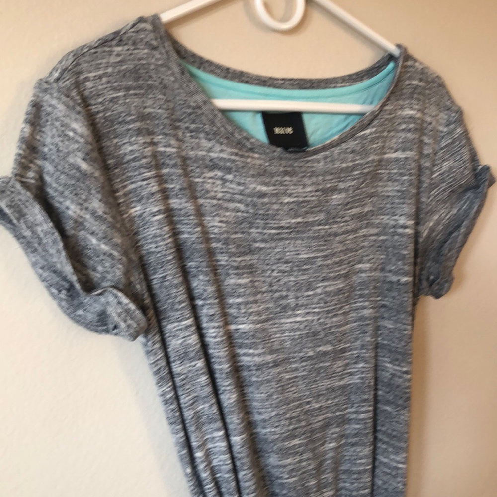 Anthropologie Maeve cotton wrap dress in gray - Picture 8 of 8